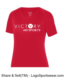 Victory Kids Sports Women's Dry Fit Coach Shirt Design Zoom